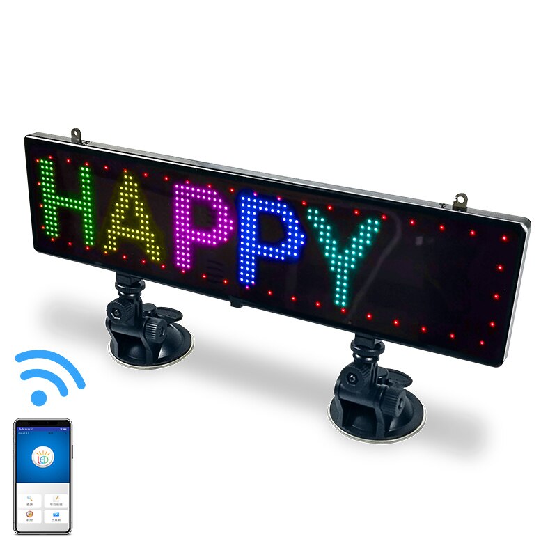 X1680 Ultra Thin LED Car Display Moving Text Digital Bus Destination Board Sign Screen