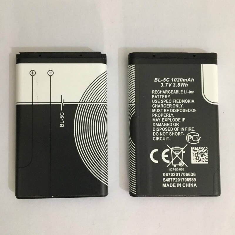 Baterii BL-4C BL-5C BL-4B BL-5B BL-4CT BL-5CT BL-4D BP-4L BL-5K BL-5F BL-4U BL-5BT BP-5M BP-6M BL-4S BL-4J BL-5J baterii