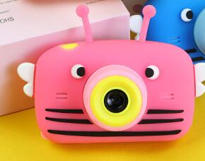 2MP 1080P Kids Camera Nemen Foto En Video Camera Educatief Digitale Babyfoon: YELLOW