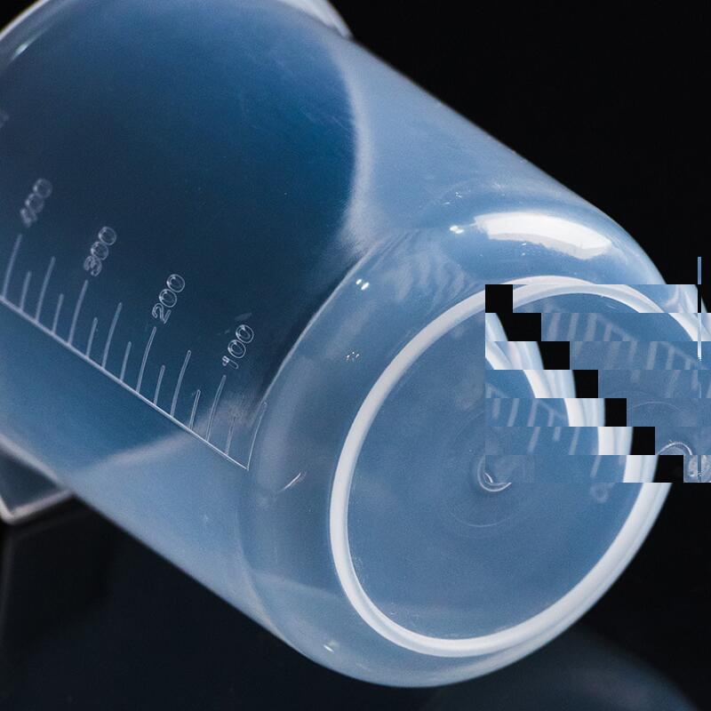 5pcs/lot Capacity 1000ml Low Form Beaker Chemistry Laboratory Borosilicate PP Plastic Transparent Beaker Thickened with spout