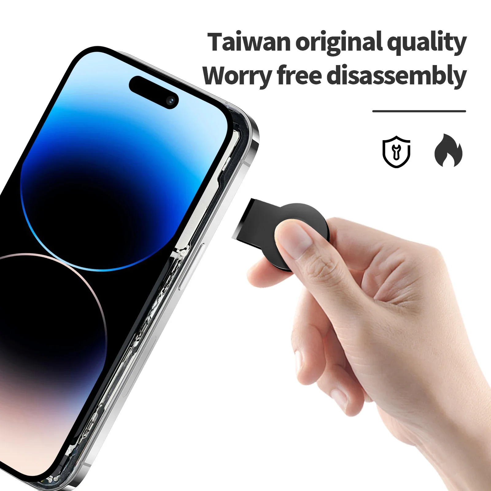 RK 10 stücke Handy Reparatur Bildschirm Demontage Chip Für iPhone iPad Tablet Bildschirm Zurück Abdeckung Demontage Separate Reparatur Werkzeug