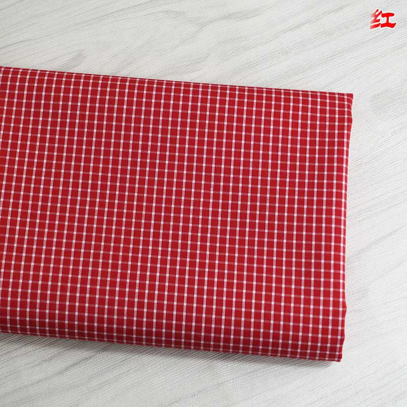 cotton-nylon coloured plaid garment shirt fabric Scottish plaid fabric: 2