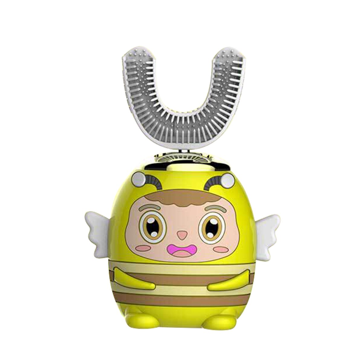 Children 5 Modes Automatic U Type Electric Toothbrush Intelligent Ultrasonic Toothbrush for 2-14 Years Old