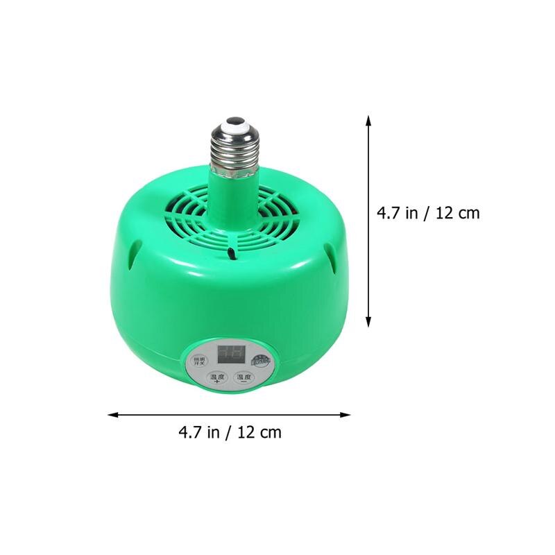 1pc Heat Lamp Chick 300W Green Heater Fan Heat Light Emitter for Countryside Chicken Farm
