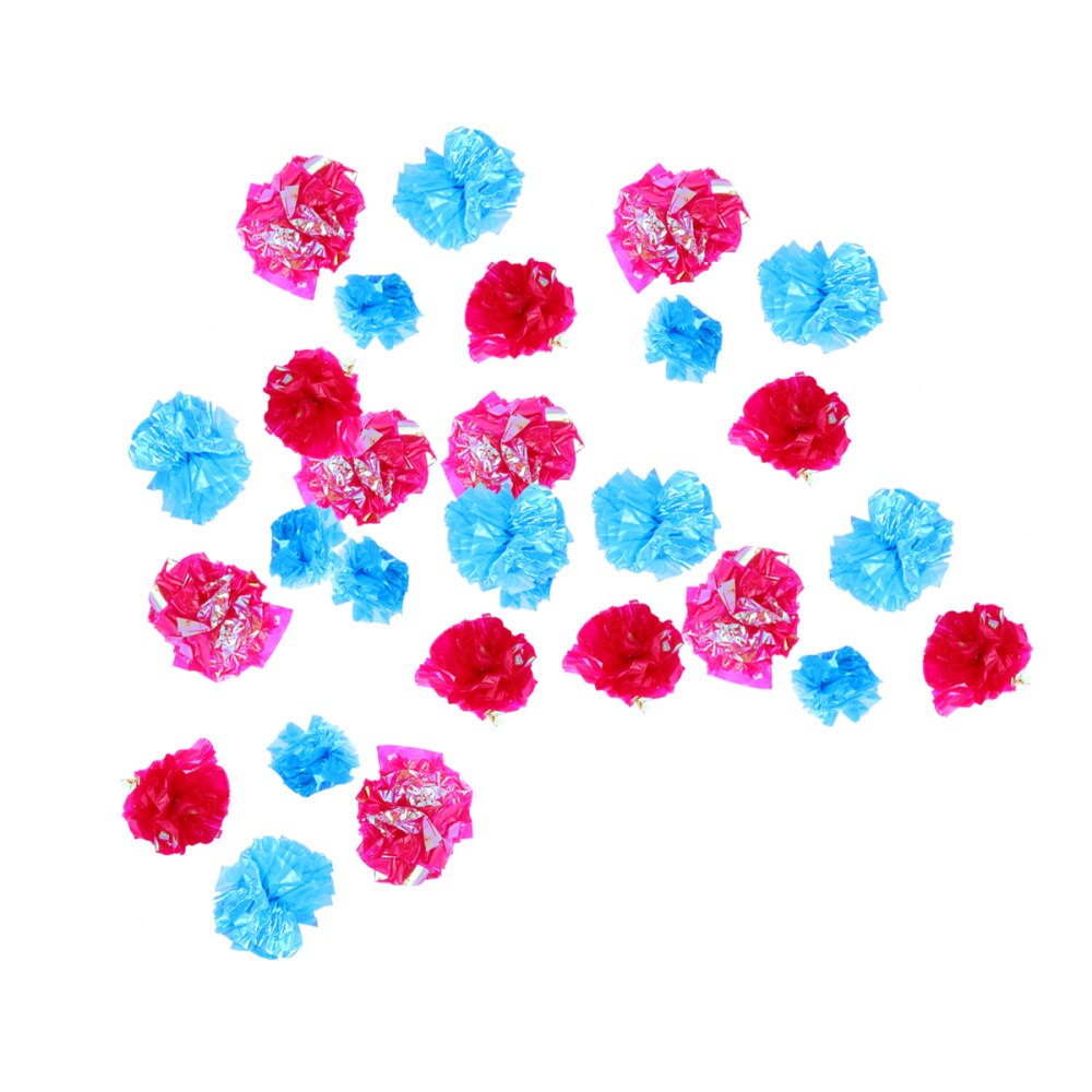 25Pcs Funny Crinkle Cat Balls Cat Sound Rustle Ball Pet Teasing Supplies