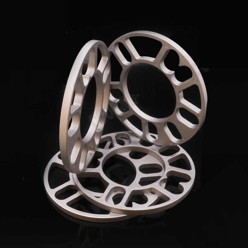 2pcs 3mm/5mm/8mm/10mm Car Aluminum Alloy Wheel Spacer Shims Plate For 4 Hole Wheel Hub 4X98 4X100 4X108 4X114 Car Accessaries