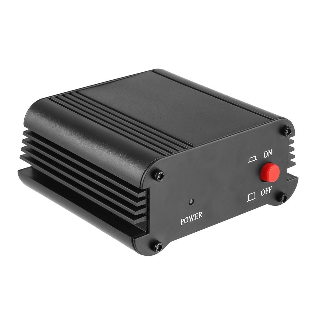 48V 1-Channel Phantom Power Supply with One XLR Audio Cable for Condenser Microphone Studio Music Voice Recording Equipment