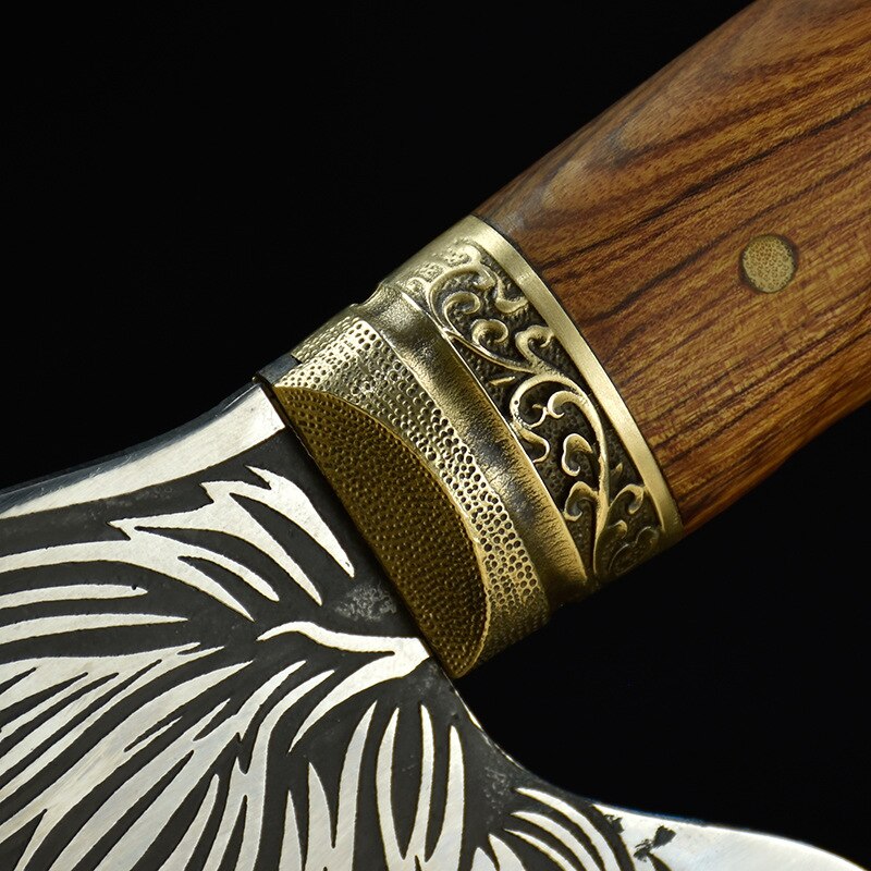 Chinese Kitchen Chef knife Handmade Sharp Blade Meat Cleaver Vegetable Cutter Cooking Tools Slaughter Knife