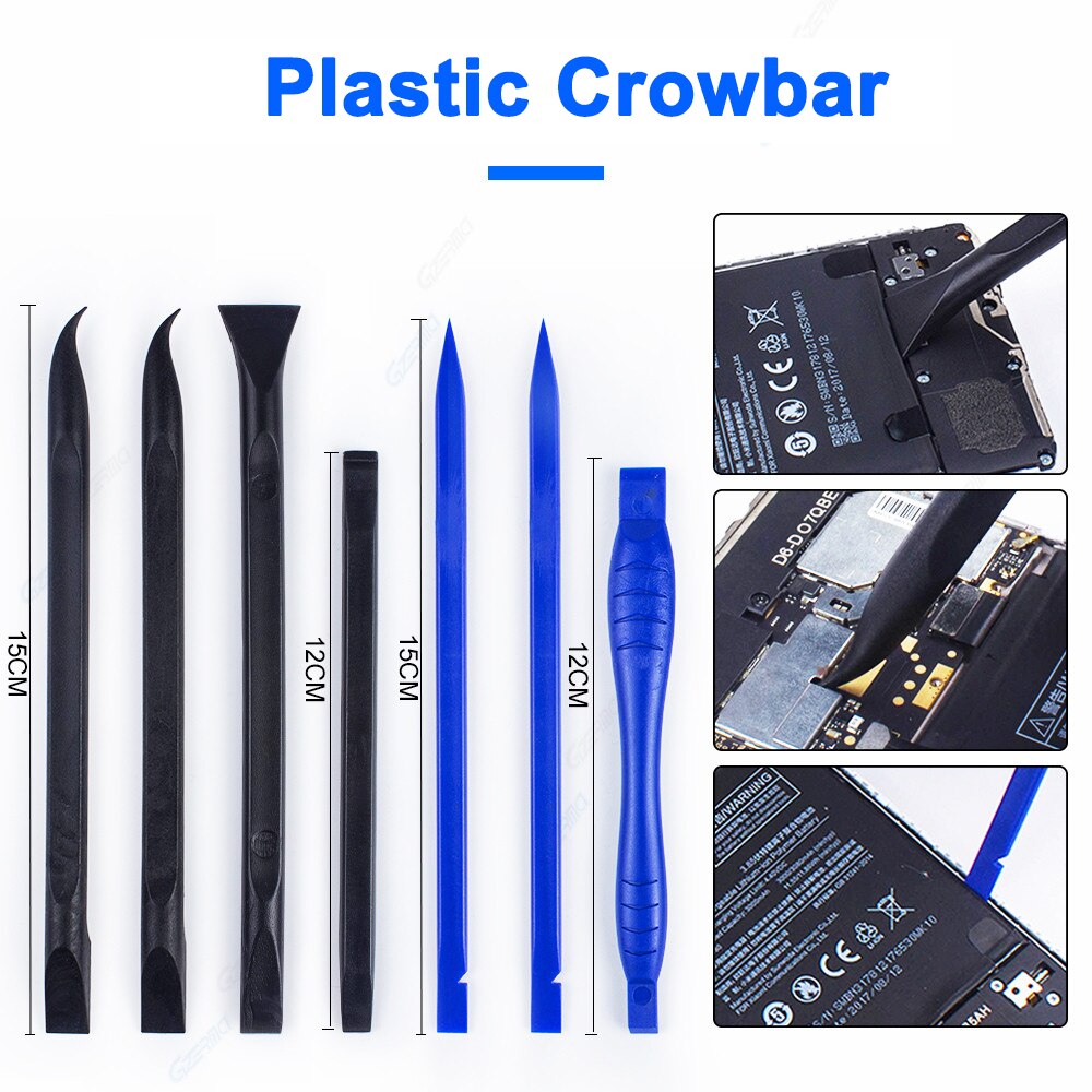 17 in 1 Pry Opening Repair Tools Sets With Portable Bag Screwdriver Kit For Apple iPad Pro Air Tablet PC Phone Repair Tools Kit