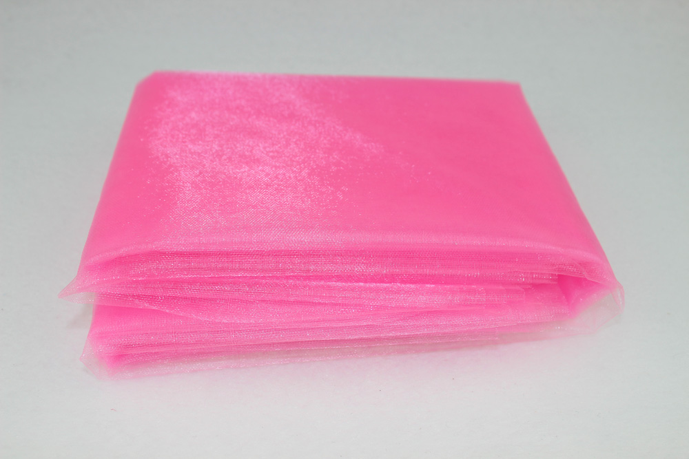 Bröllop julfestgåva 70cm bredd organza tyg rosa blå vit för flicka pojke dop alla hjärtans dag gör-det-själv-dekor