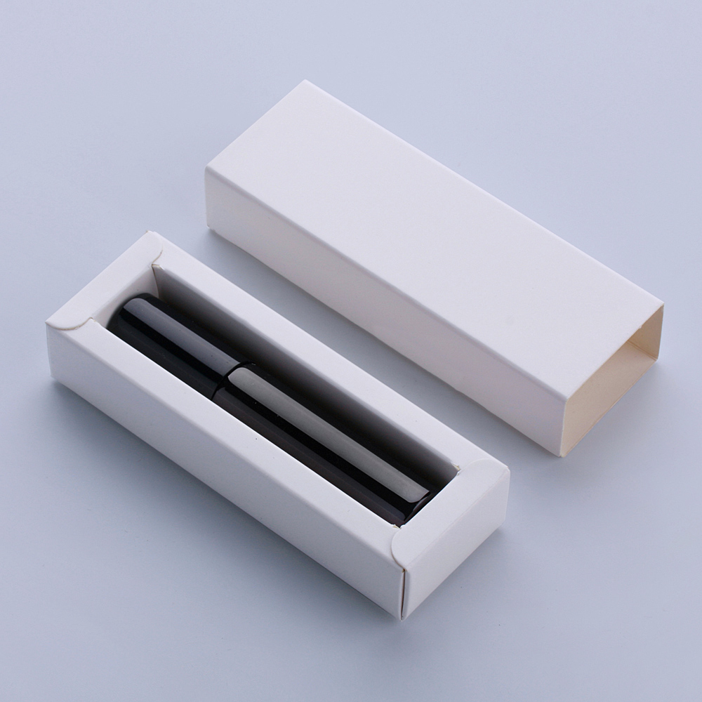 Parfum Fles 10Ml Met Verpakking Doos Goud Zilver Zwart Glazen Spuitfles Sample Clear Glazen Flesjes Draagbare Parfums Verstuiver