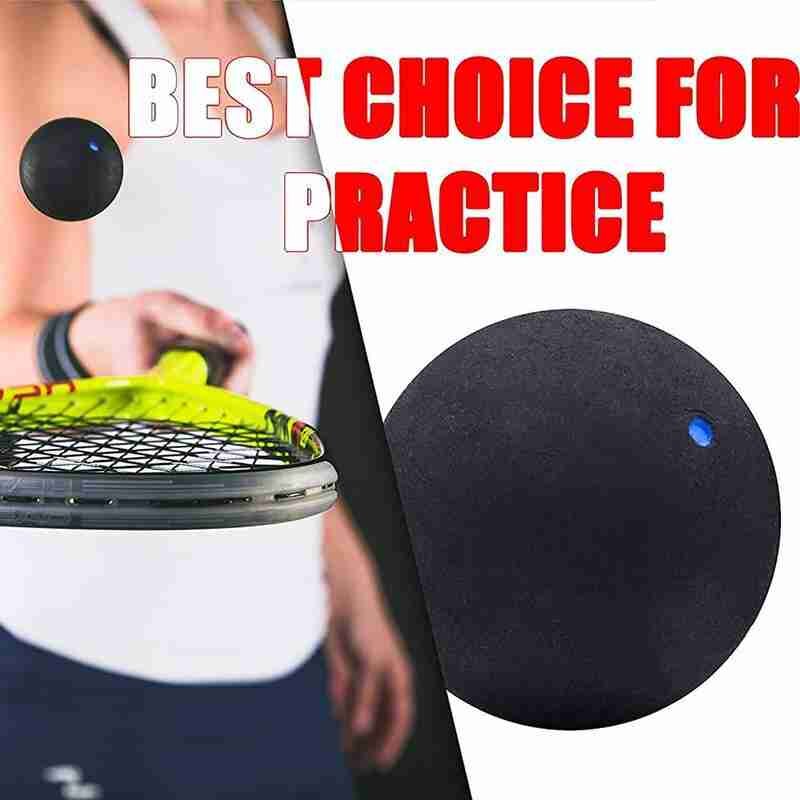 Single Blue Dot Squash Ball High Bounce Fast Speed Training Rubber Ball for Beginner Newcomer