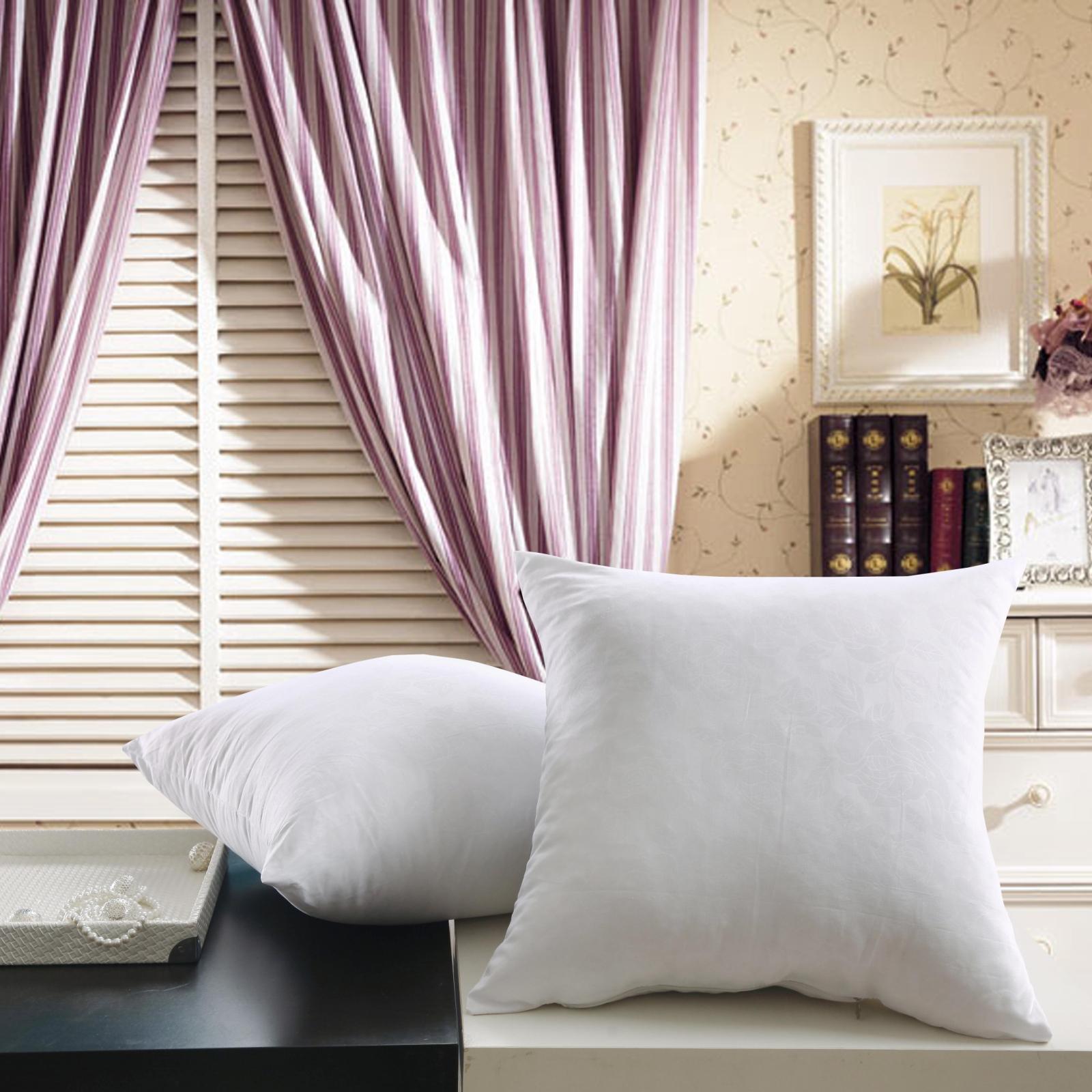 Cushion Core Polyester Backrest Core PP Cotton Square Pillow Core Milky White High Elastic Three-dimensional Spiral Fiber Pillow