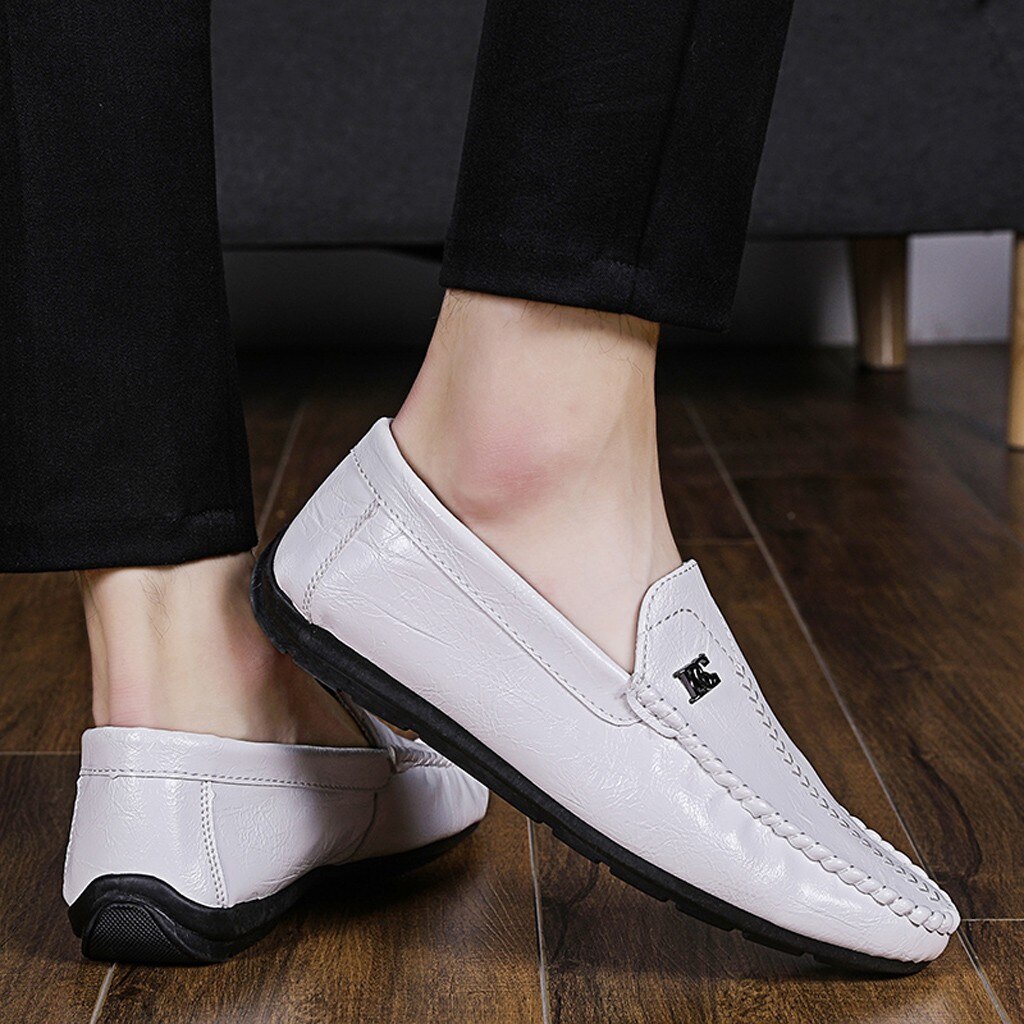 Herenschoenen leren loafers heren flats mocassins zachte instappers voor heren loafers rijschoenen herenschoenen heren leer #g4