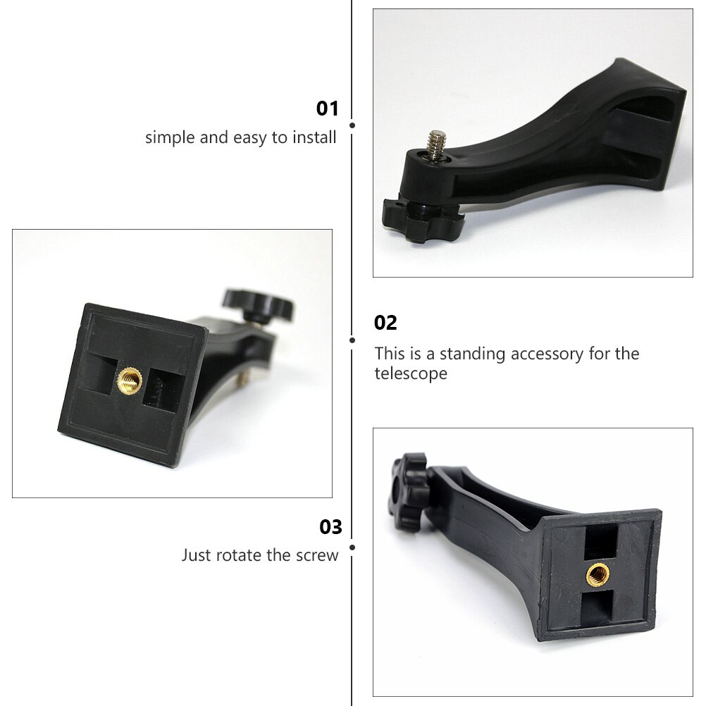 1 PC Plastic 1/4 inch Screw Hole Binocular Tripod Adapter Binocular Tripod Mount