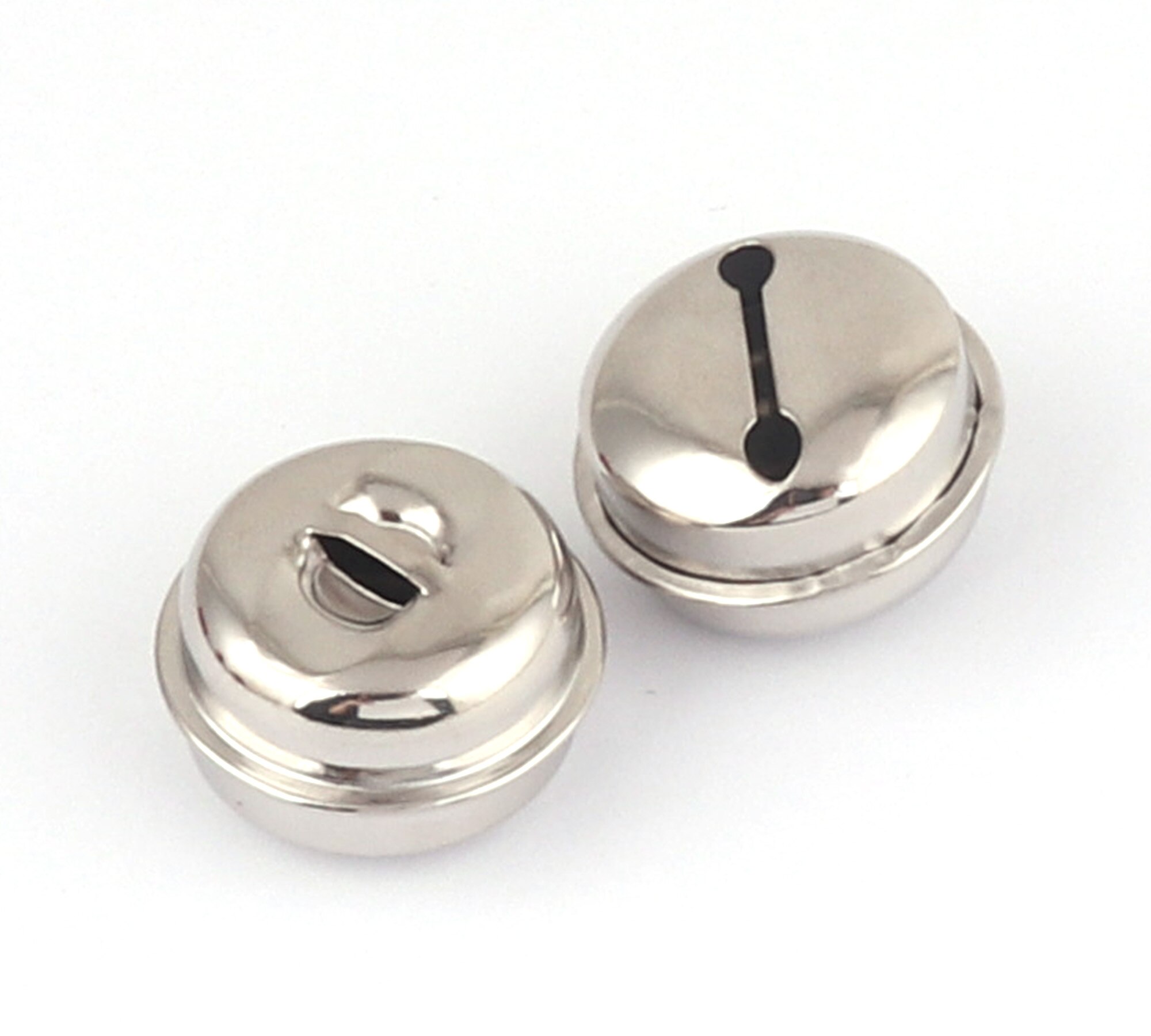 Silver Jingle Bells Kerst Klokken Decoratieve Bells Geluid Klokken Bulk Jingle Bells Charm Hangers Sieraden Maken Bevindingen 28Mm