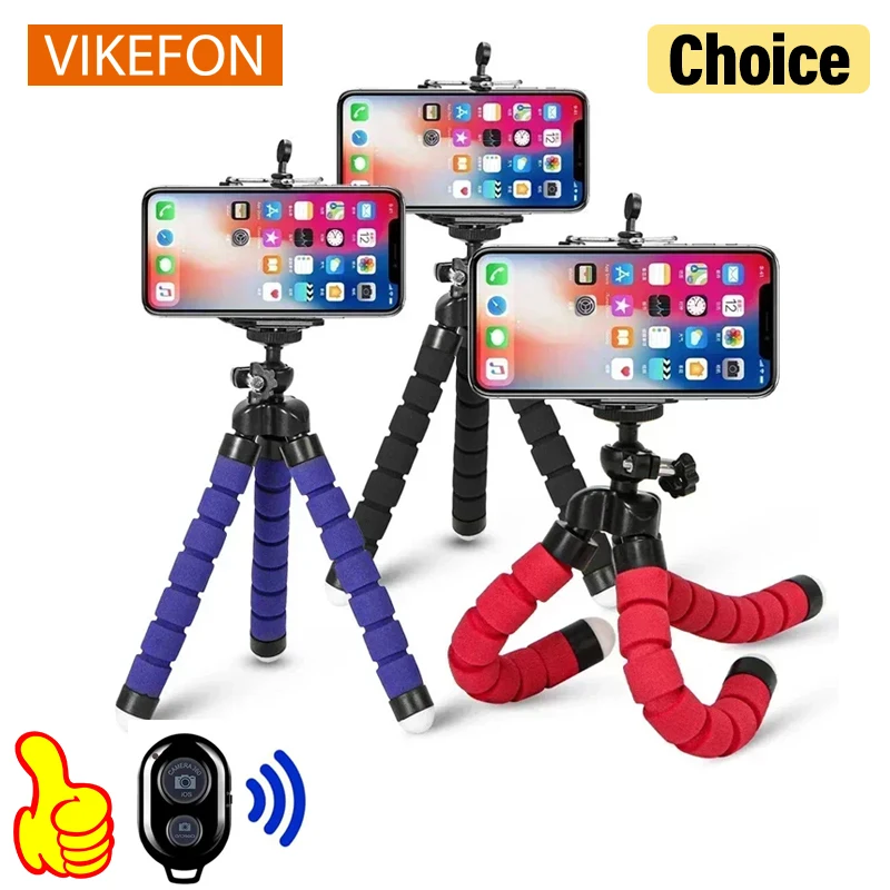 Statieven Statief Voor Telefoon Mobiele Camera Houder Clip Smartphone Monopod Pens Stand Octopus Mini Statief Stativ Camera Houder Stand