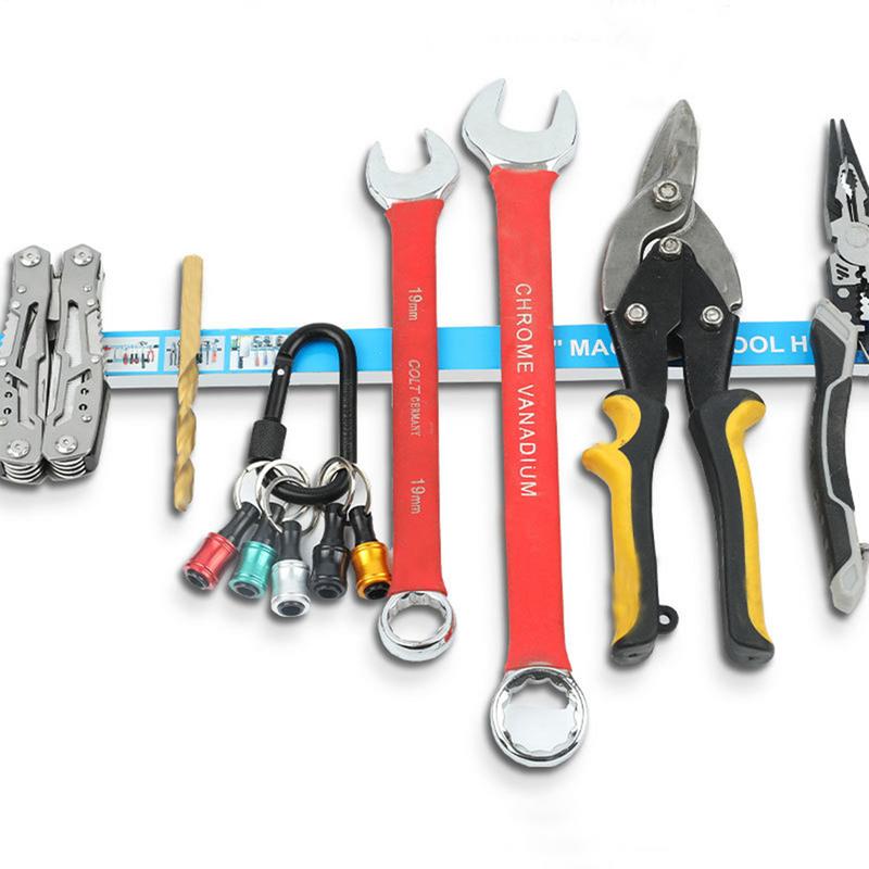 Organizador de herramientas magnético, soporte magnético para herramientas de montaje en pared, tablero de banco de trabajo montado, organizadores de imanes eléctricos, accesorios de taller
