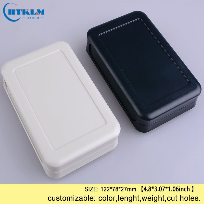 Small plastic handheld box diy junction box abs plastic enclosure electrical desktop enclosure plastic electric box 122*78*27mm