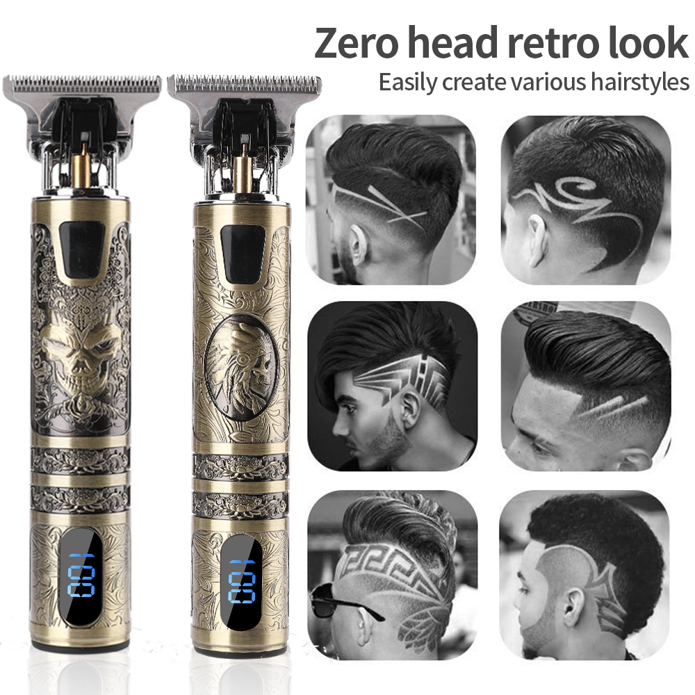 Electric Hair Clipper Recharge Shaver Beard Trimmer Men Hair Cutting Machine Beard Barber Hair Cutter Cordless Hair Razor