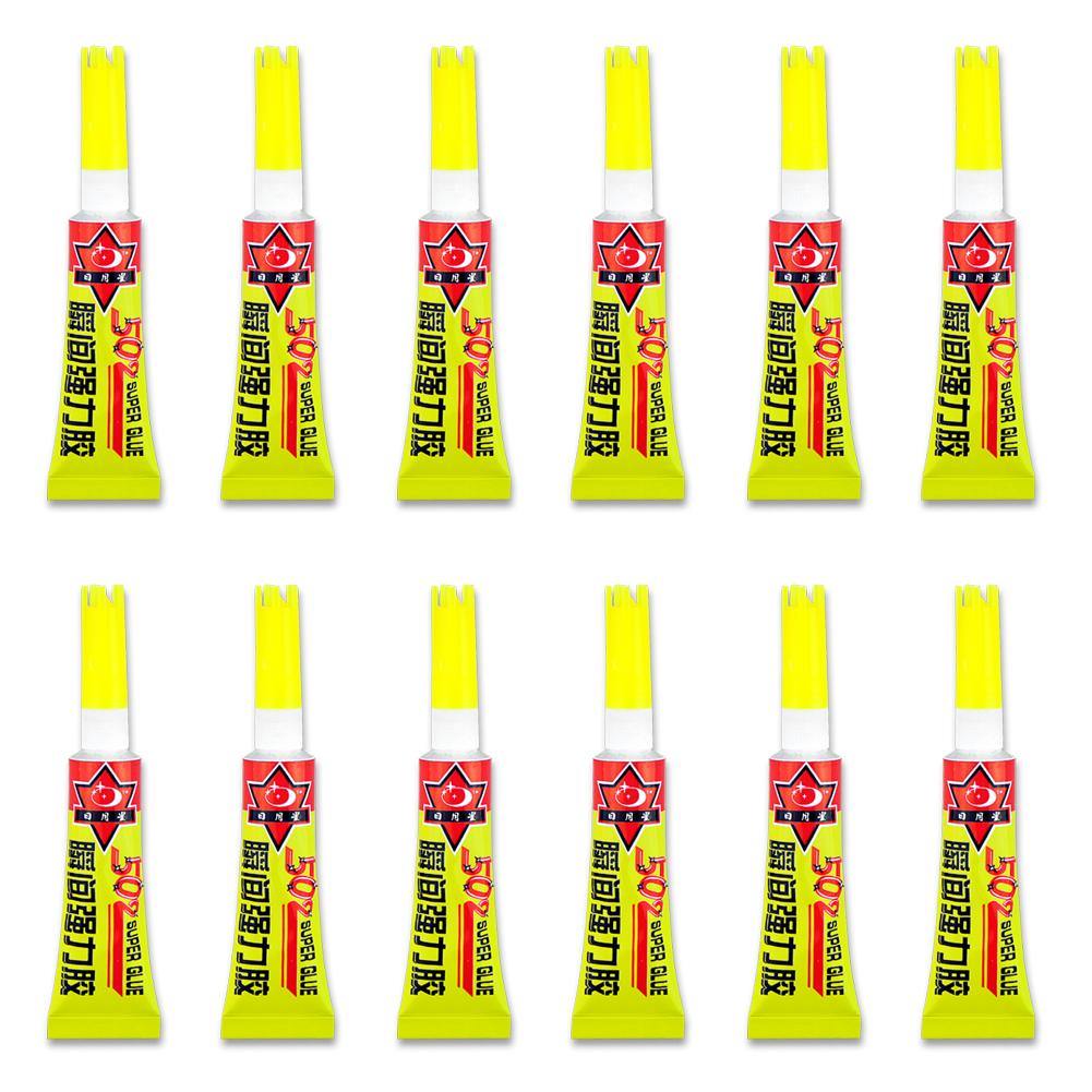 Colle Super Forte 502 Cyanoacrylate - 8g - Séchage Rapide - Pour Réparation Métal, Verre, Plastique, Bois