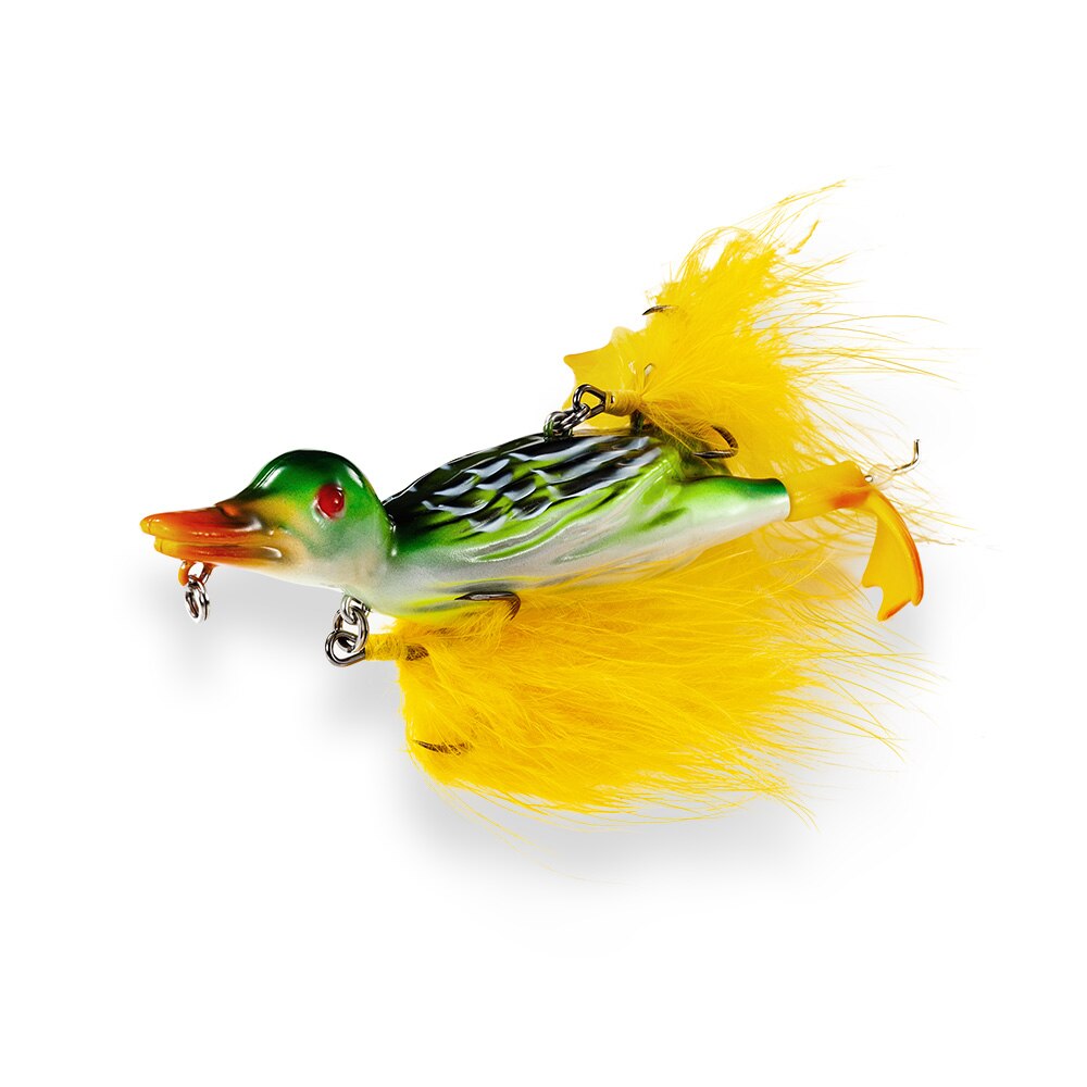105mm 28g Floating 3D Suicide Duck Fishing Lures for Bass Pike Topwater Popper Lifelike Bait Whopper Wobblers Pesca JT9416: JTF302