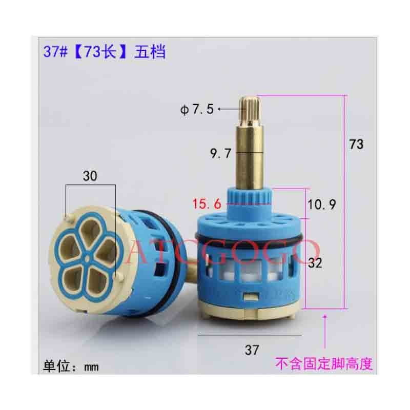 Badkamer Douche Douche Vijf Functie Water Separator Switching Ventiel: 37 73 bule