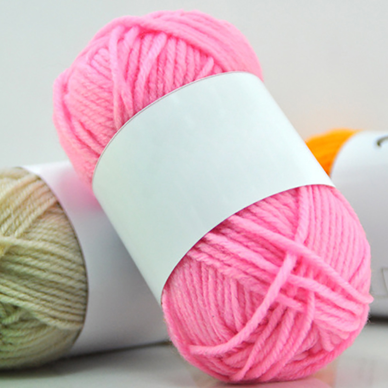 DIY Handmade Wool Crochet Yarn Milk Cotton Knitting Yarn Soft Warm Baby Yarn for Hand Knitting Supplies Blanket Crochet Yarn