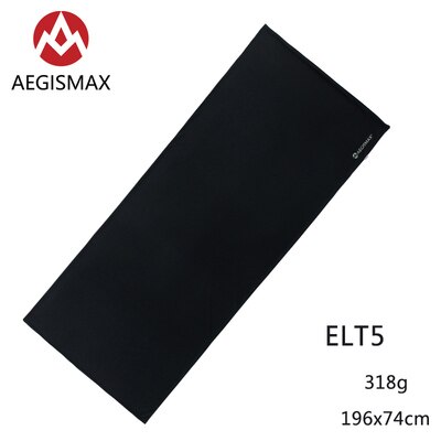 AEGISMAX-saco de dormir Thermolite calentamiento 5/8 Celsius, delineador para acampar al aire libre, cama individual portátil, sábana para dormir con bloqueo de temperatura: ELT5 Envelope L