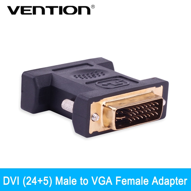Interventie DVI (24 + 5) Male naar VGA Vrouwelijke Adapter DVI naar VGA Converter Adapter