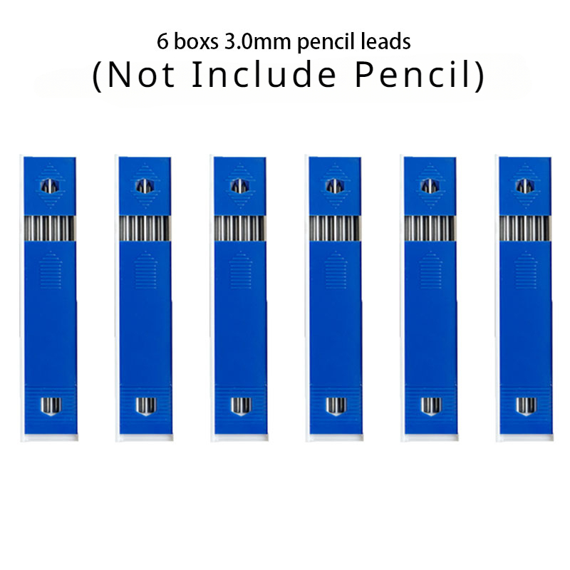Portaminas de Metal de 0,3/0,5/0,7/0,9/1,3/2,0mm, juego de lápices HB automáticos de dibujo con cables, suministros de arte para escritura escolar y de oficina: Chocolate
