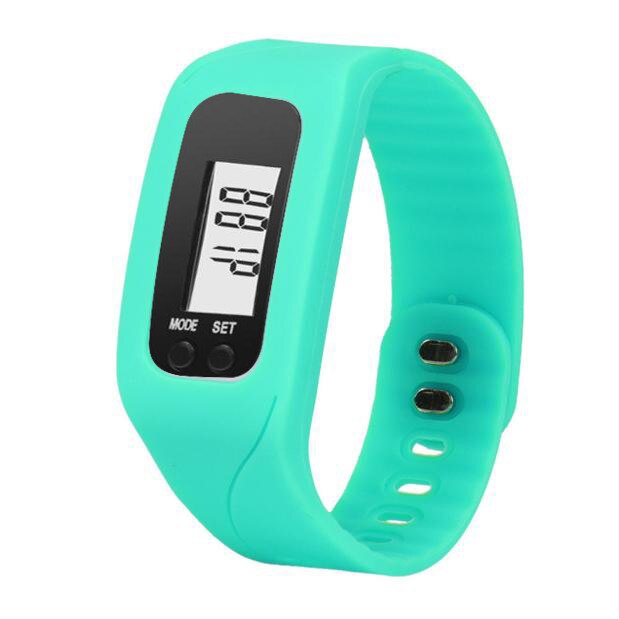 Männer und Frauen Schrittzähler elektronische uhr Sport uhr zähler karte laufende kilometer schritt tragbare Sport Fitness schrittzähler