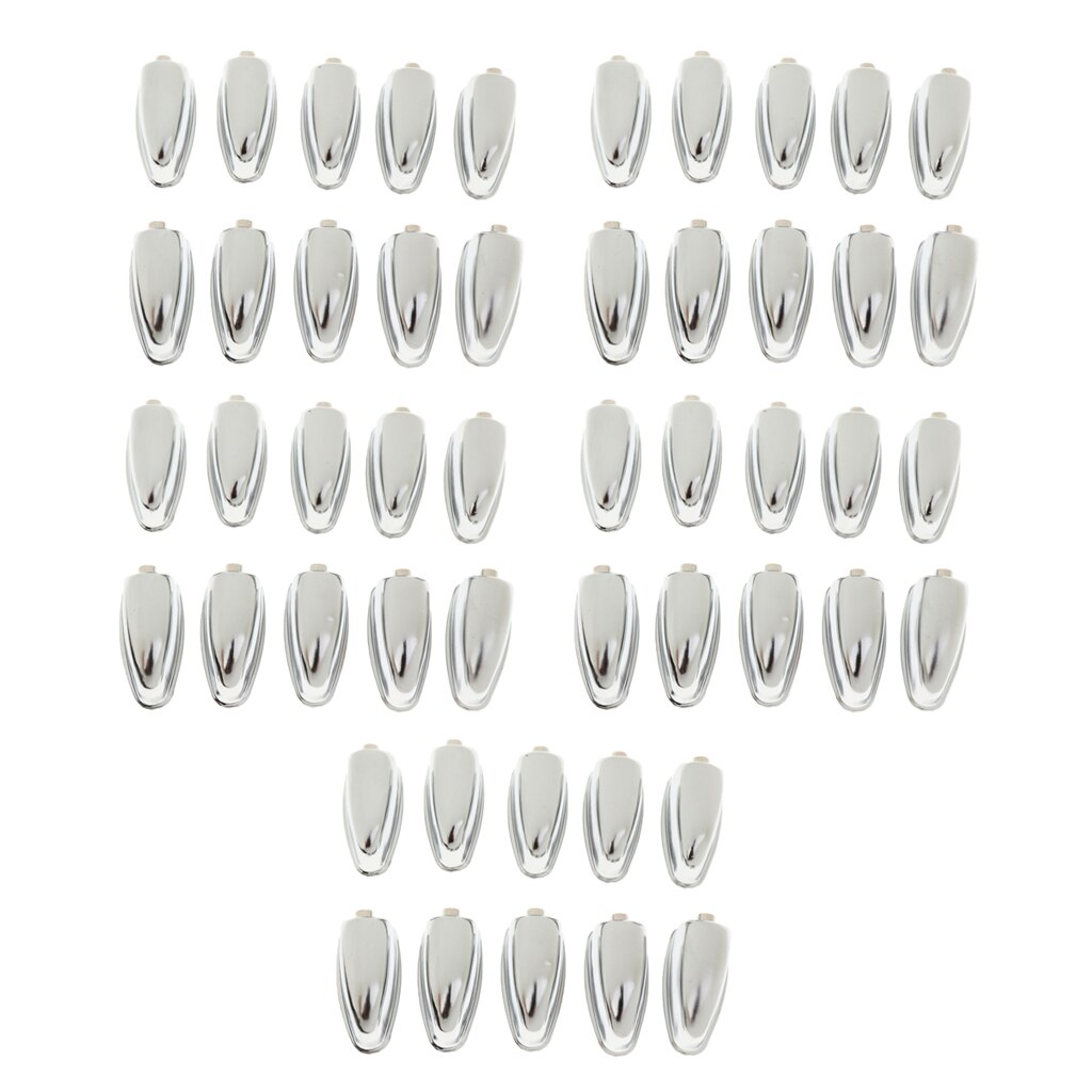 50 Stuks Drum Klauw Klem Hardware Percussie Accessoire, Chrome