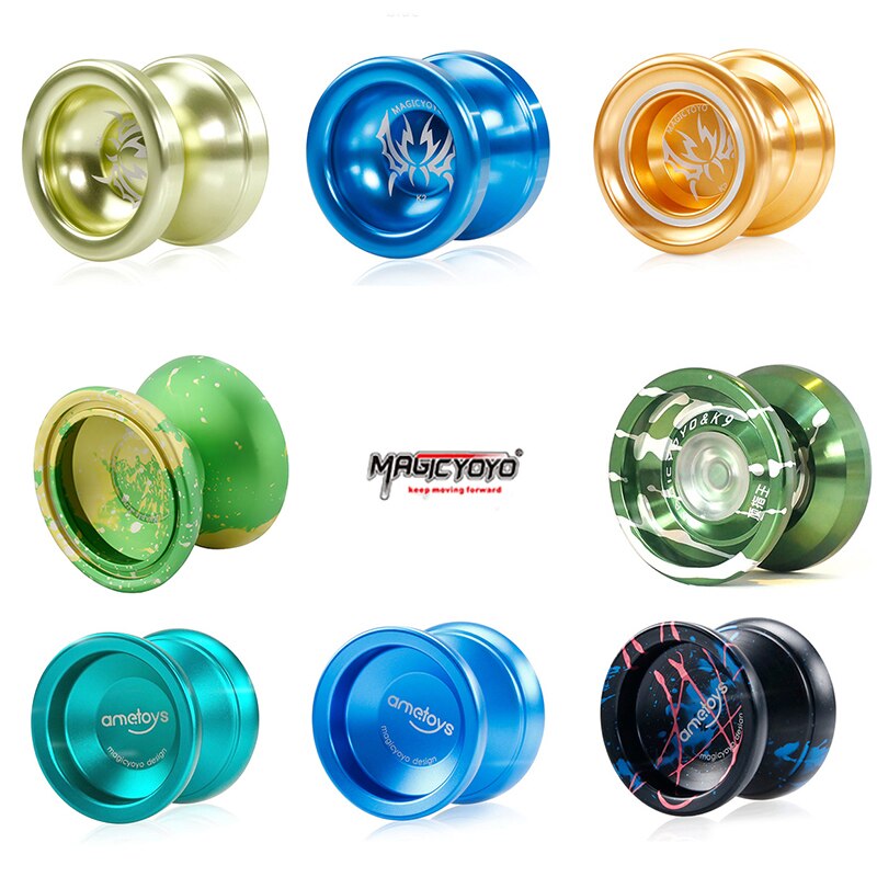 Originale Magic Yoyo k2 professionale Yoyo reattivo in alluminio ad alta velocità Yoyo regalo classico per ragazzo giocattolo