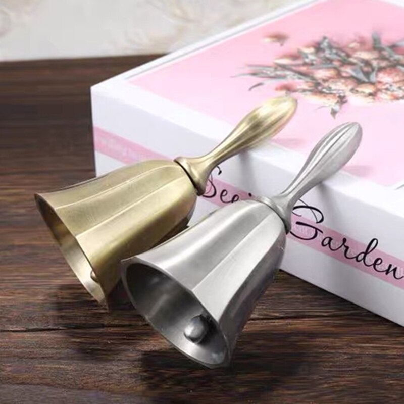 Hand Bell Brass School Receptie Diner Hotel Hand Bel Kerstcadeaus Brons Gesprekken Bel Bar Eetzaal Tafel Bel