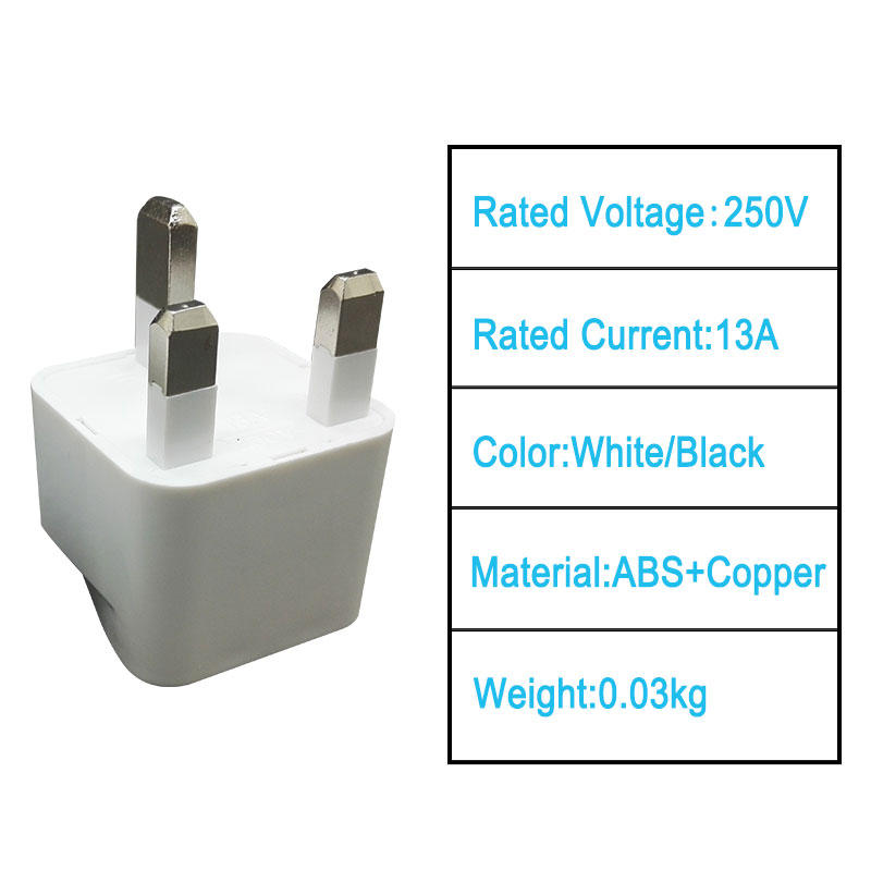 UK Plug Adapter Electrical Plugs International AC Power Socket Converter 13A 250V To EU European US AU Plug Adaptor