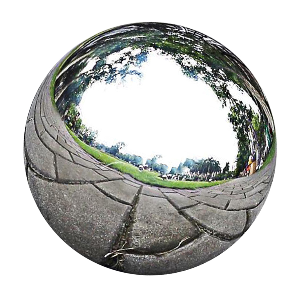 Edelstahl Spiegel Poliert Kugel Hohle Runde Ball Ich bin Freien Garten Ornamente Garten Statuen