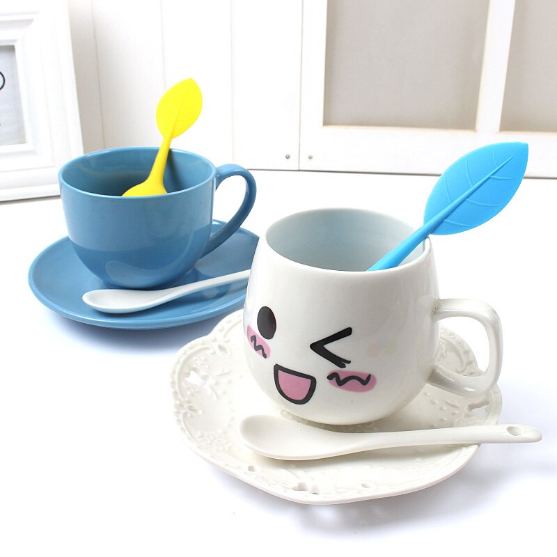 Infusor de té de silicona, filtro de té reutilizable, 6 colores, hojas dulces con bandeja de gota, Bola de té, herramienta de té de filtro de especias de hierbas, 1 Uds.