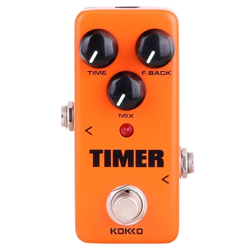 KOKKO Portable guitare effet pédale compresseur Booster distorsion Overdrive 9V 1A adaptateur 5 voies câble 10 voies pédale alimentation: TIMER