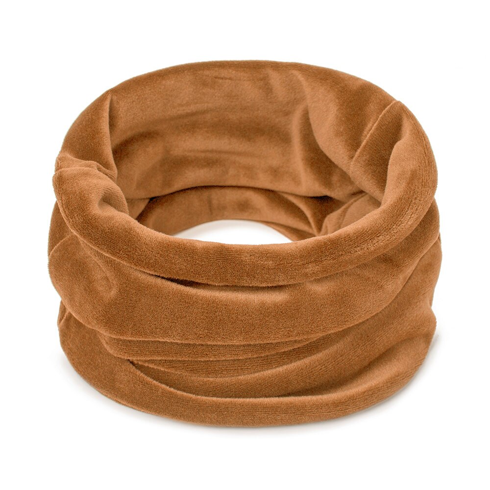 Gruppe hoppe kvinders efterår vinter tørklæde afslappet ring strikket ring tørklæde til mænd ensfarvet blød hals tørklæde halstørklæde