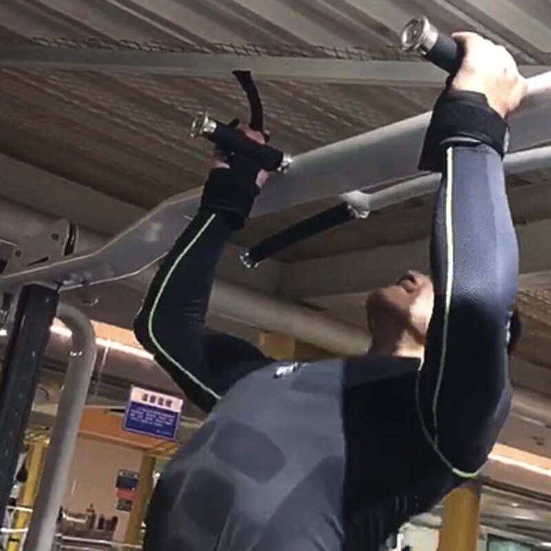 Maxairms 1 par vægtløftning håndstang håndledsstropper handske vægtløftning styrketræning fitnesscenter fitness krog støtte greb bælte
