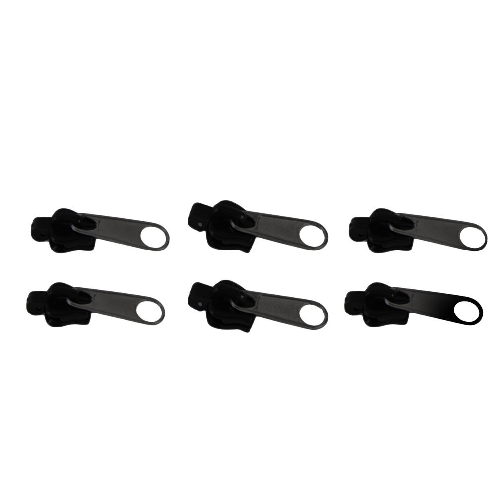 6Pcs/Pack Zipper Sliders Universal Repair Kit Slider Replacement Zip Original Clothes DIY Sewing Quickly Instant Widgets 3 Size