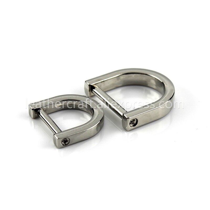 1pcs Metal Detachable Removable Open Screw D Ring Grandado 7514