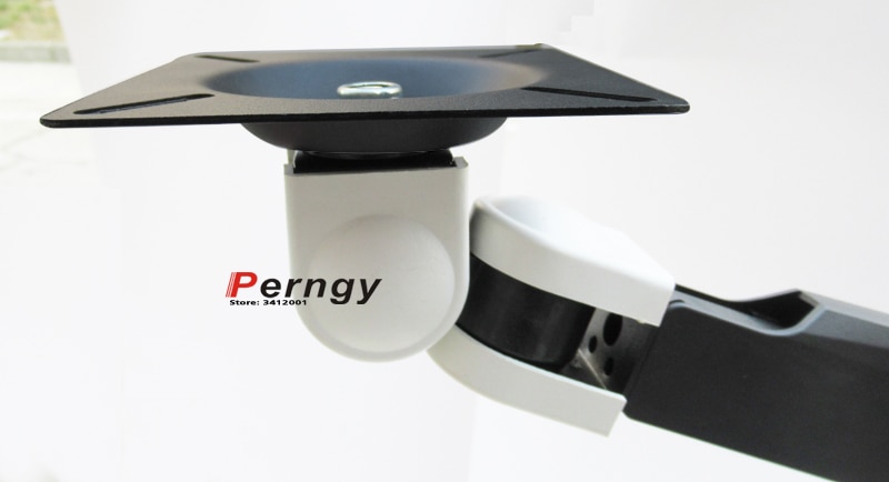DL-LP1202 Multimedia Vesa Beugel 100X100 75X75 10 "-27" Monitor Desk Stand 2 Arm Laptop Tafel Beugel 10 "-17" Draaien 360