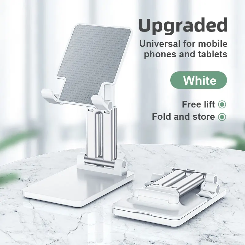 CMAOS Schreibtisch praktisch Halfter Stehen Für iPhone iPad Einstellbare Tablette Faltbare Tisch praktisch Pult Stand Halfter Universal-: Goldene