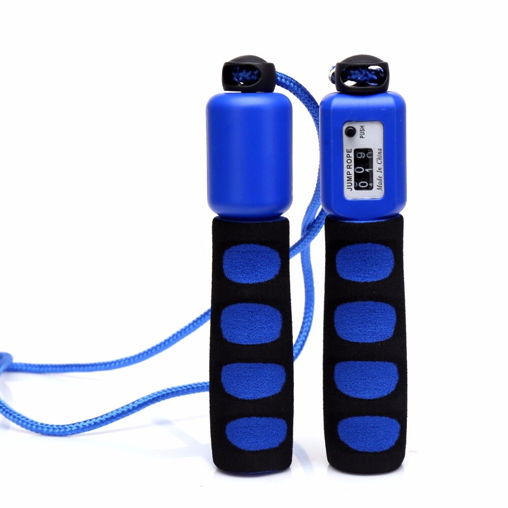 Crossfit Fitness Equipment Adjustable Sponge Handle Rope Length Jumping Bodybuilding Exercise Bearing Rope Skipping 390