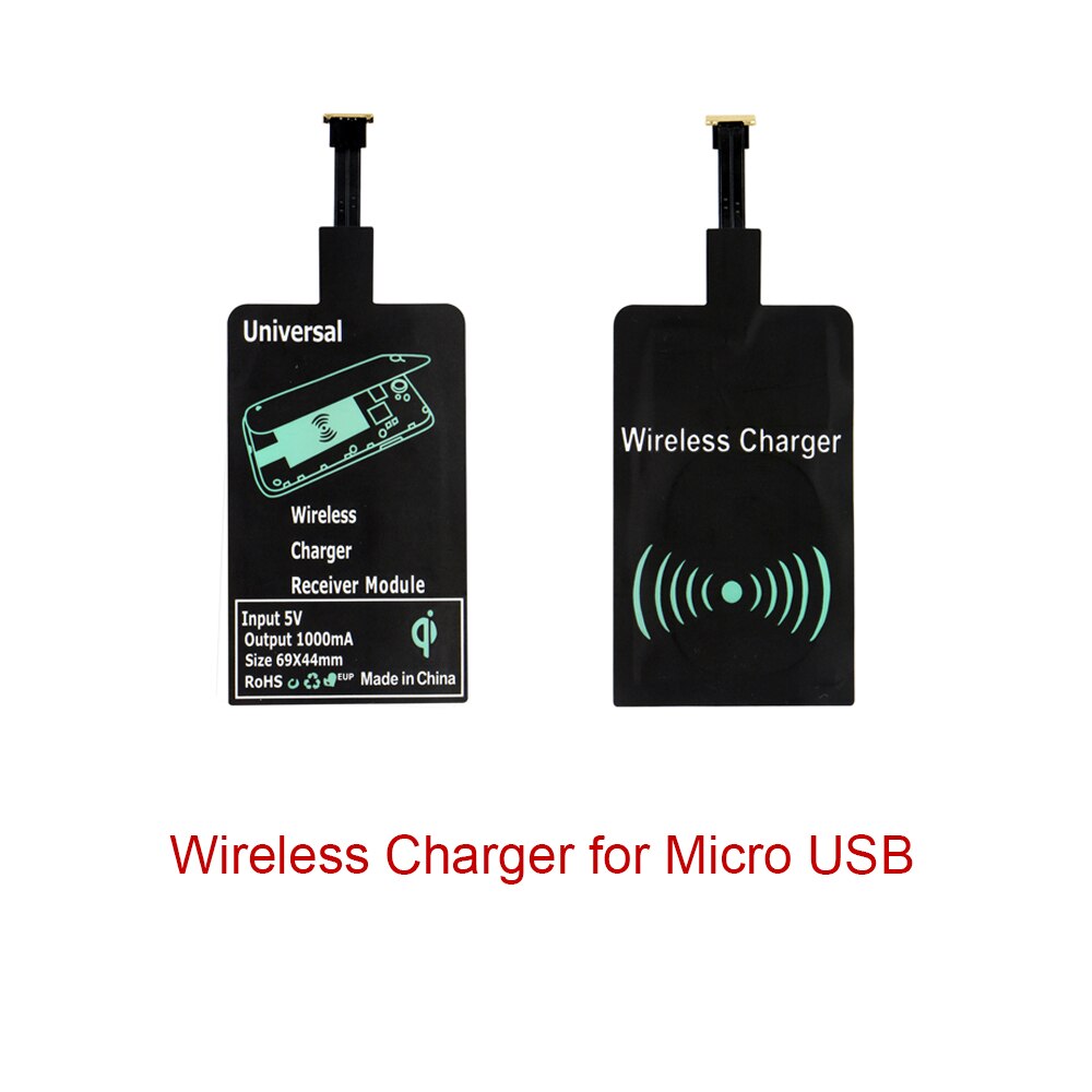 Qi Wireless Charging Kit Transmitter Charger Adapter Receptor Receiver Pad Coil Type-C Micro USB kit for iPhone Xiaomi Huawei