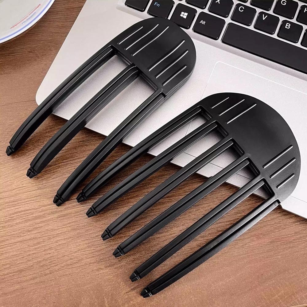 1/2Pcs Simple Fluffy Hair Roots Clips No Heat High Vertex Hair Curler Styling Fluffiness Women Men Volume Wind Sculpting Comb: PURPLE
