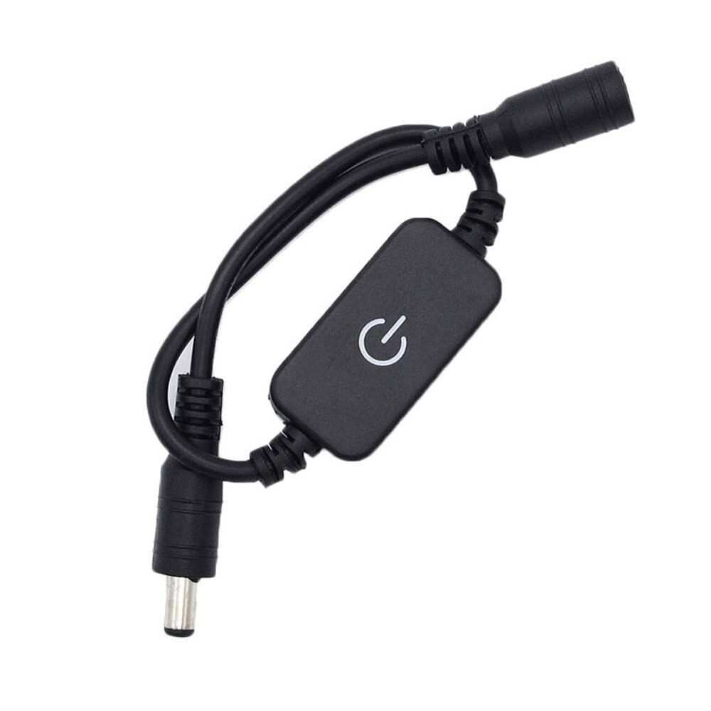 Berøringsled lysdæmper kontakt lysstyrke juster controller til 3528 5050 5730 5630 enkelt farve lys  dc 12v 24v sort/hvid