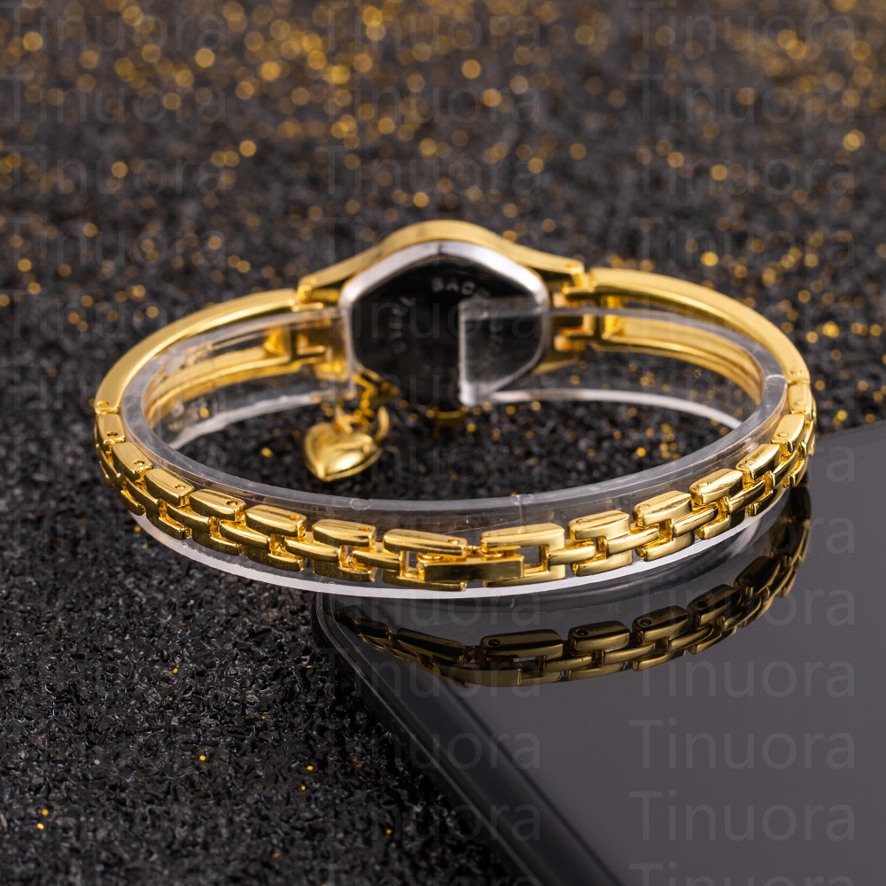 Relojes sencillos y elegantes con esfera pequeña para mujer, relojes de pulsera de cuarzo dorados de lujo para mujer, reloj de pulsera de superior para mujer, reloj femenino
